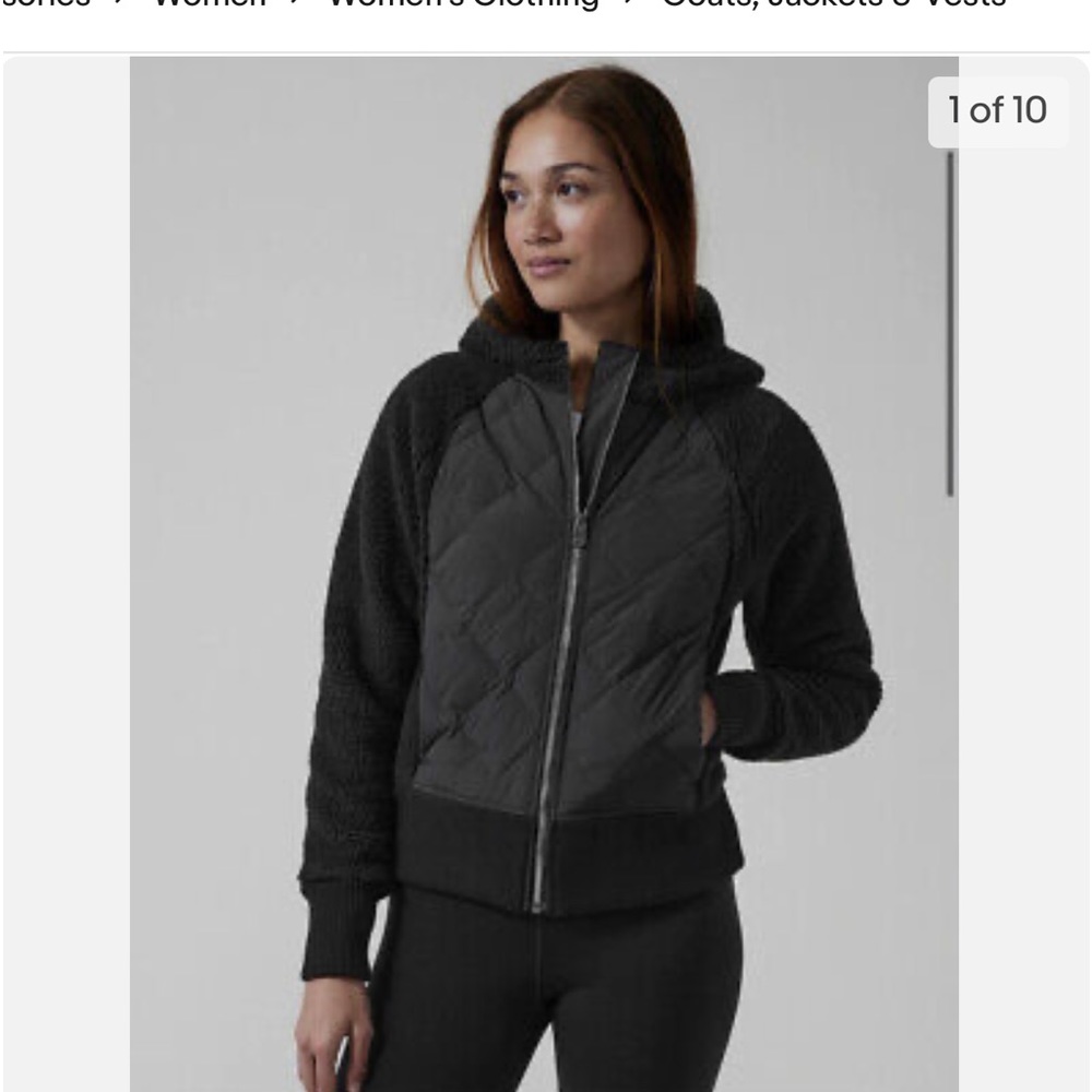Brand new! Athleta sherpa jacket. XL